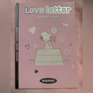 🆕 Rosyposy Snoopy Love Letter Notebook